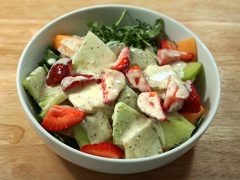 Arugula Melon Salad Recipe by Manjula