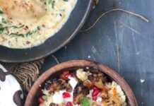 Roasted Cauliflower Salad With Quinoa & Garlic Yogurt by Archana's Kitchen